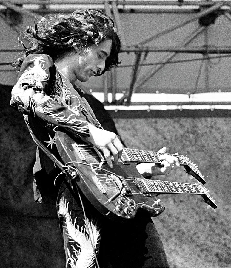 Photo Of Jimmy Page And Led Zeppelin Photograph by Ed Perlstein Photo Of Jimmy Page And Led Zeppelin Photograph by Ed Perlstein