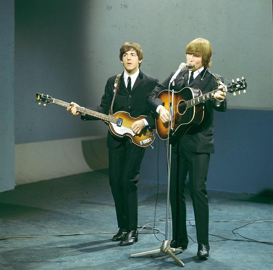 Photo Of John Lennon And Paul Mccartney Photograph by David Redfern