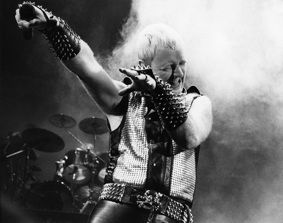 Photo Of Judas Priest And Rob Halford Photograph by Pete Cronin