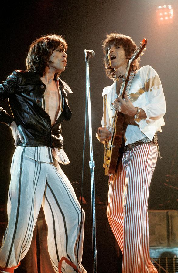 Photo Of Keith Richards And Mick Jagger Photograph by Fin Costello Photo Of Keith Richards And Mick Jagger Photograph by Fin Costello