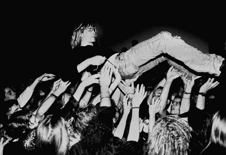 Photo Of Kurt Cobain And Nirvana And Photograph by Paul Bergen Photo Of Kurt Cobain And Nirvana And Photograph by Paul Bergen