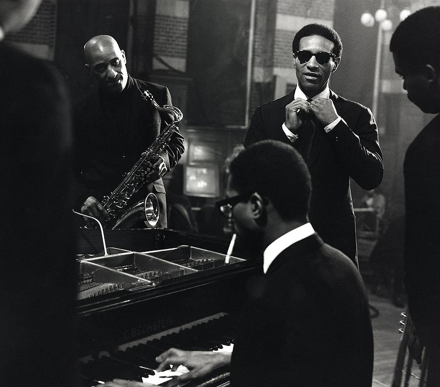 Photo Of Max Roach And Sonny Rollins by David Redfern