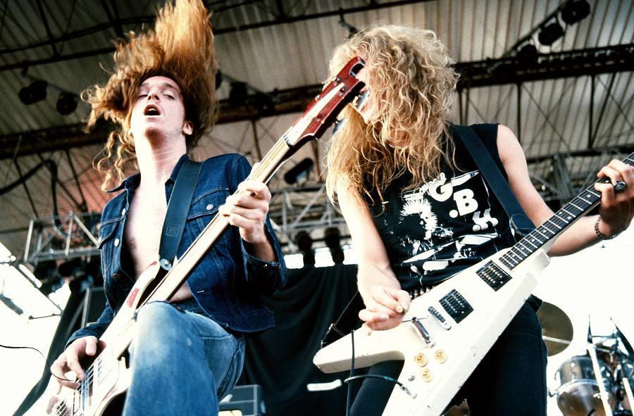 Metallica Photograph - Photo Of Metallica And James Hetfield by Pete Cronin