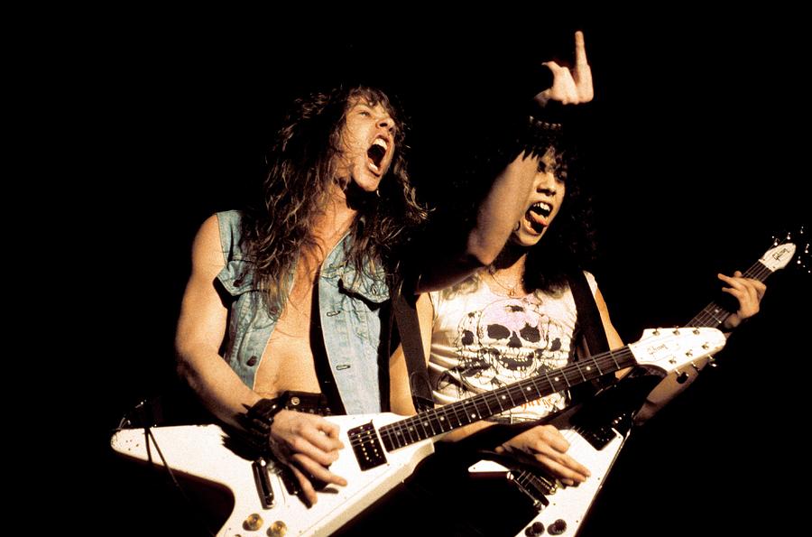 Photo Of Metallica And Kirk Hammett And Photograph by Pete Cronin