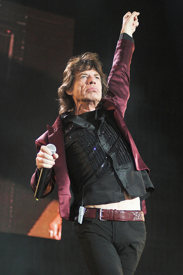 Photo Of Mick Jagger And Rolling Stones Photograph by Neil Lupin Photo Of Mick Jagger And Rolling Stones Photograph by Neil Lupin