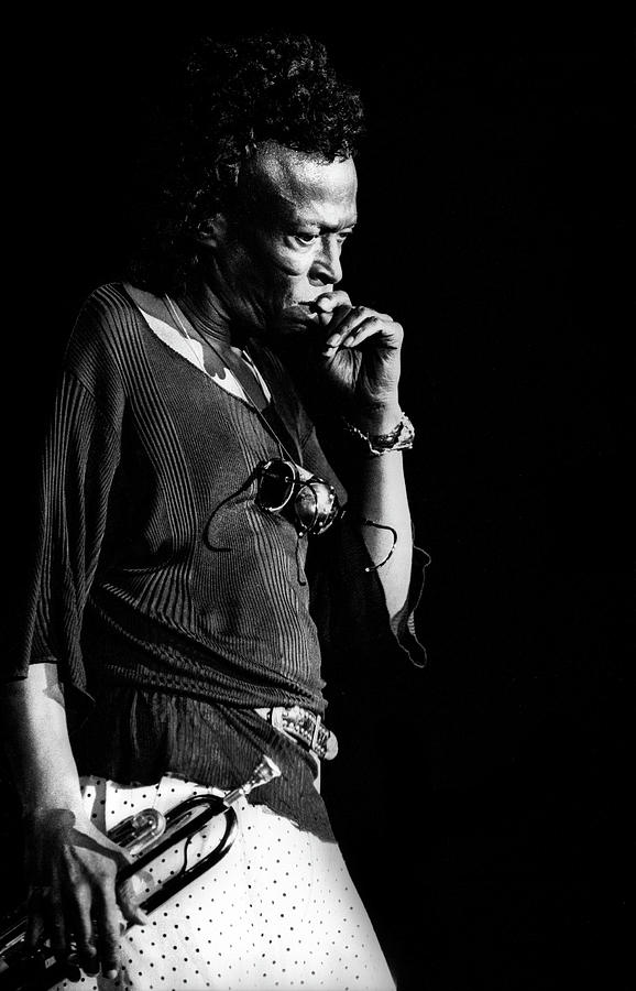 Photo Of Miles Davis Photograph by Paul Bergen Photo Of Miles Davis Photograph by Paul Bergen