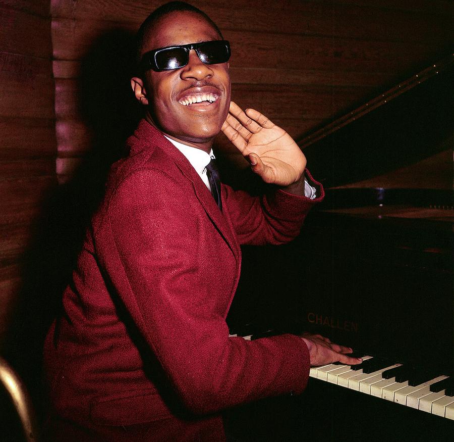 Photo Of Stevie Wonder Photograph by Ca