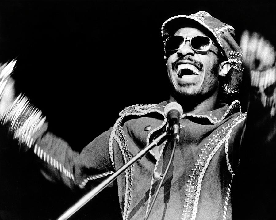 Photo Of Stevie Wonder Photograph by David Redfern