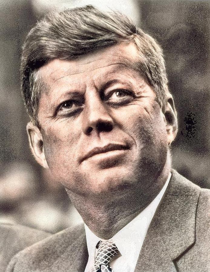 Photo portrait of John F. Kennedy, President of the United States 1961 ...