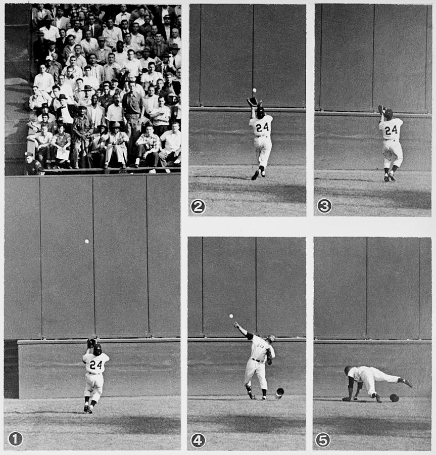 Photo Sequence Willie Mays Makes His Photograph by New York Daily News Archive