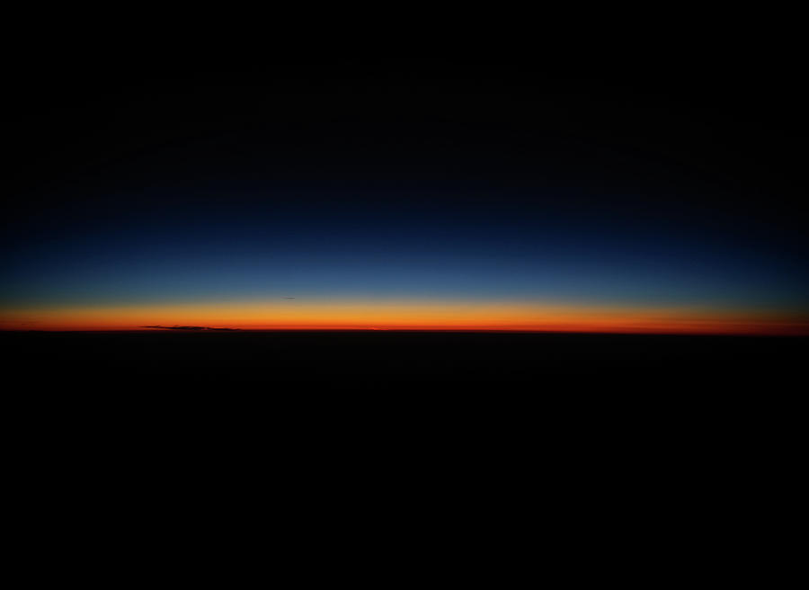 Photograph Of A Sunset At 35,000 Feet Photograph by David Teter
