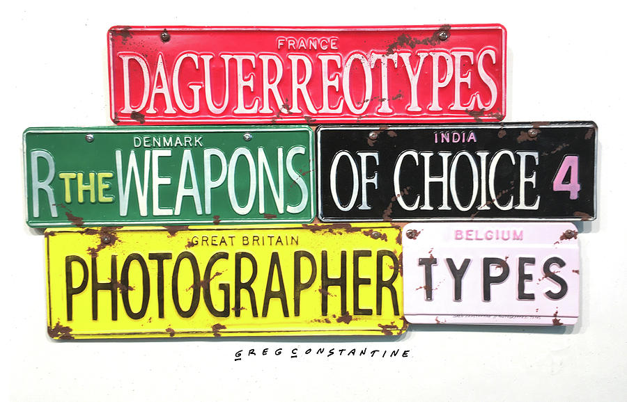 Typography Digital Art - Photographer by Gregory Constantine