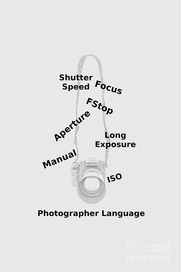 Photographer Language Mixed Media by Jennifer White