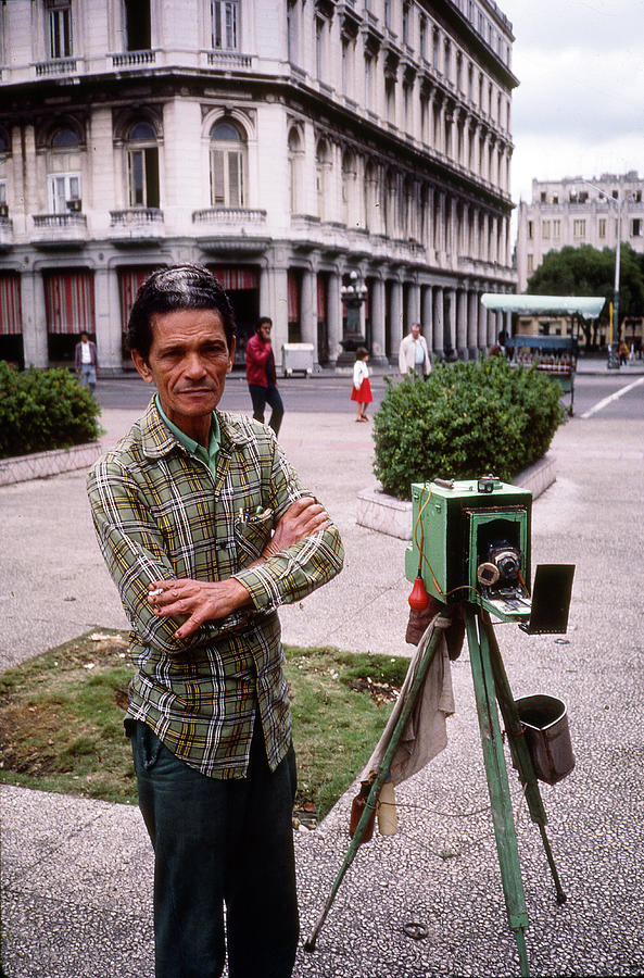Photographer Near Plaza De La Revolucion Photograph by Fred W. McDarrah Photographer Near Plaza De La Revolucion Photograph by Fred W. McDarrah