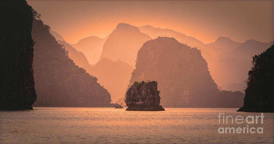 Photography Artistic Limestone Ha Long Bay Vietnam  Photograph by Chuck Kuhn
