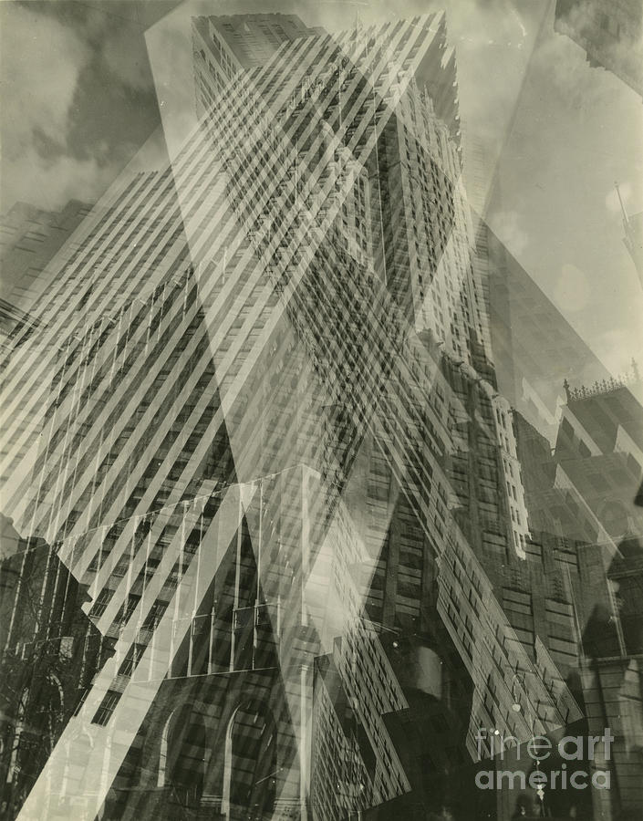 Photomontage Of Buildings, Usa, C1920-38 Photograph by Irving Browning