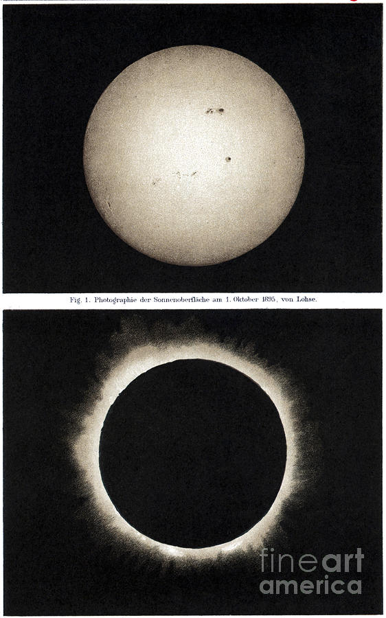 Photos Of Solar Eclipse & Sun Spots Photograph by Bettmann