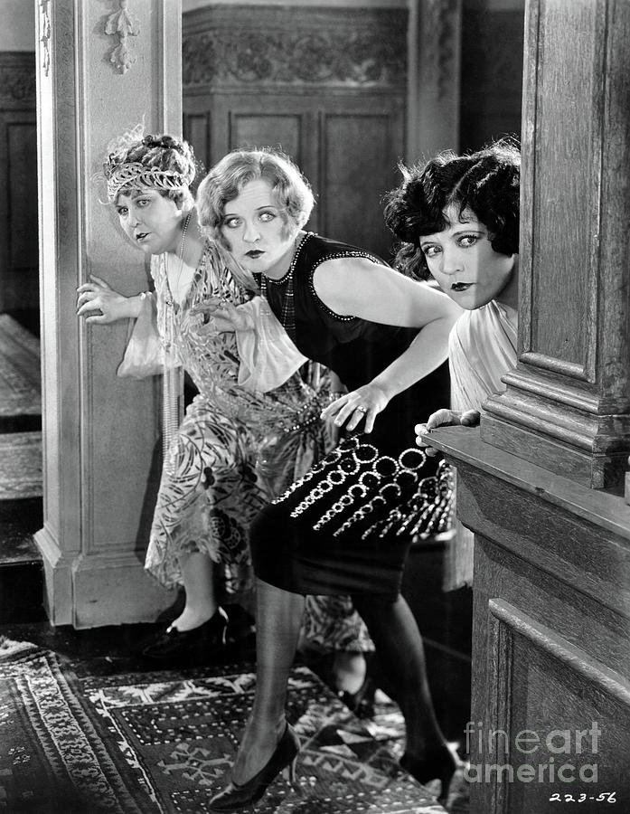 Silent Film Photograph - Phyllis Haver - Marie Prevost - Up in Mabels Room - 1926 by Sad Hill - Bizarre Los Angeles Archive Silent Film Photograph - Phyllis Haver - Marie Prevost - Up in Mabels Room - 1926 by Sad Hill - Bizarre Los Angeles Archive