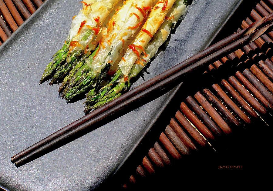 Phyllo Asparagus Blankets Photograph by James Temple
