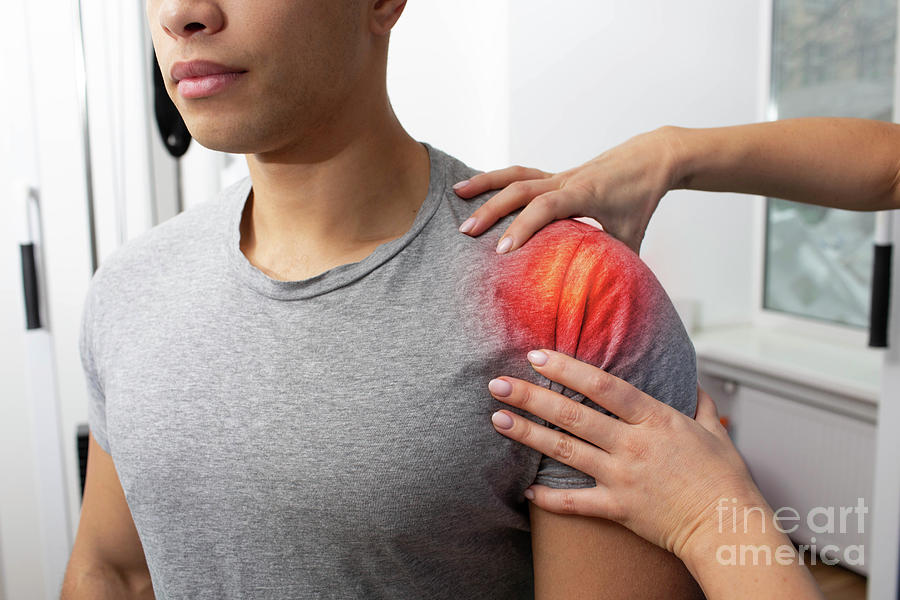 Physiotherapy For Shoulder Pain Photograph by Peakstock / Science Photo Library