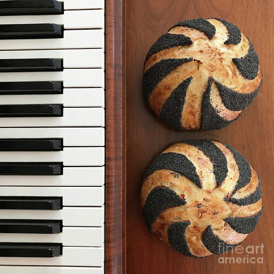 Piano And Poppy Seed Swirl Sourdough 3 Photograph by Amy E Fraser