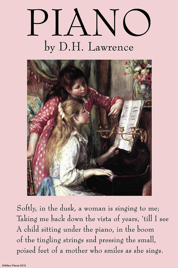 Piano Painting by D.H. Lawrence
