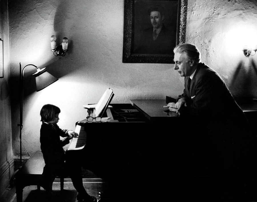 New York City Photograph - Piano Lesson by Alfred Eisenstaedt