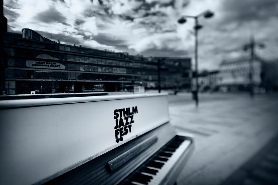 Piano On A Square Photograph by Maurizio Rellini
