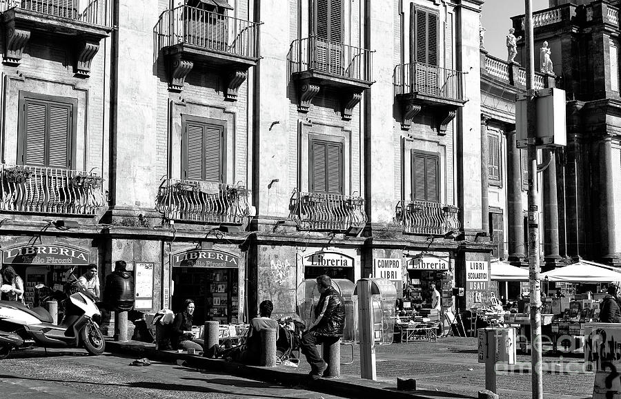 Windows Photograph - Piazza Dante Scene In Naples by John Rizzuto Windows Photograph - Piazza Dante Scene In Naples by John Rizzuto