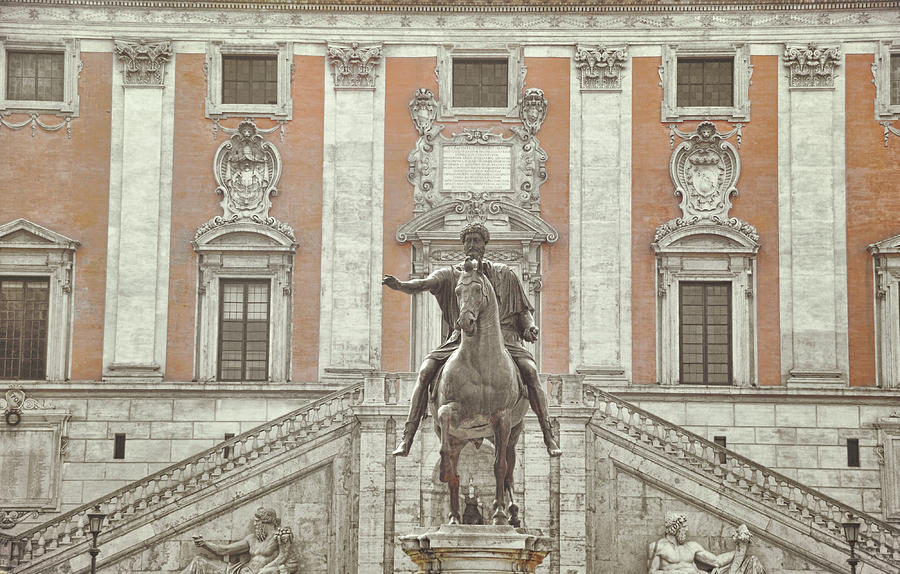 Piazza Del Campidoglio Photograph by JAMART Photography