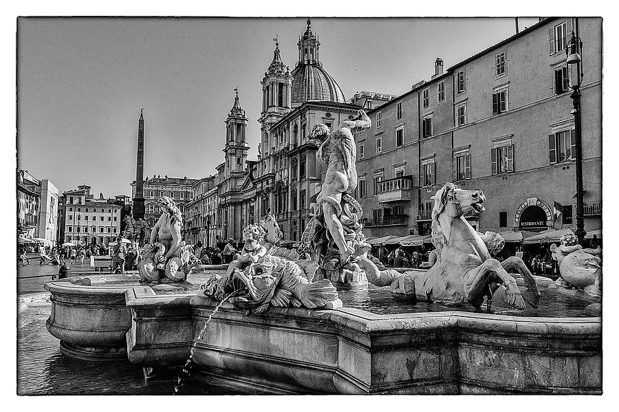 Piazza Navona in Rome Photograph by Wolfgang Stocker
