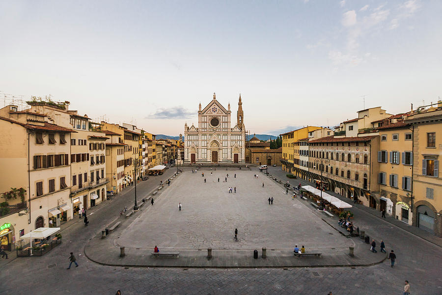 Piazza Square Santa Croce And Santa by Maremagnum