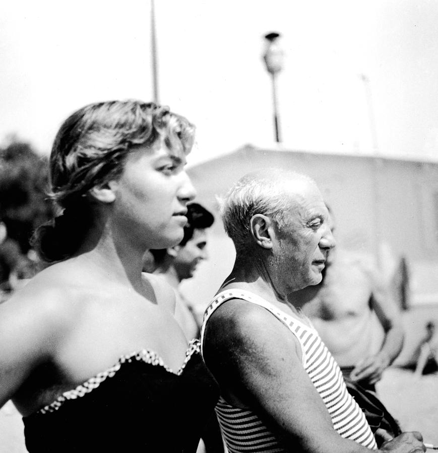 Picasso And Companion At A Bullfight Photograph by Hulton Archive