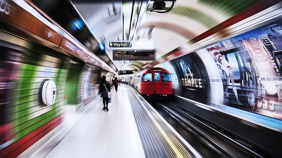 London Photograph - Piccadilly Circus Tube Station by Nicodemo Quaglia