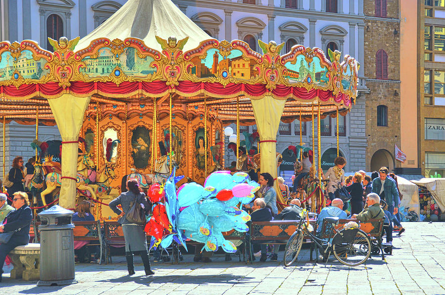 Up Movie Photograph - Picci Family Carousel by JAMART Photography