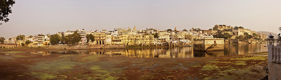 Pichola Lake, The Old Town And City Photograph by Maremagnum
