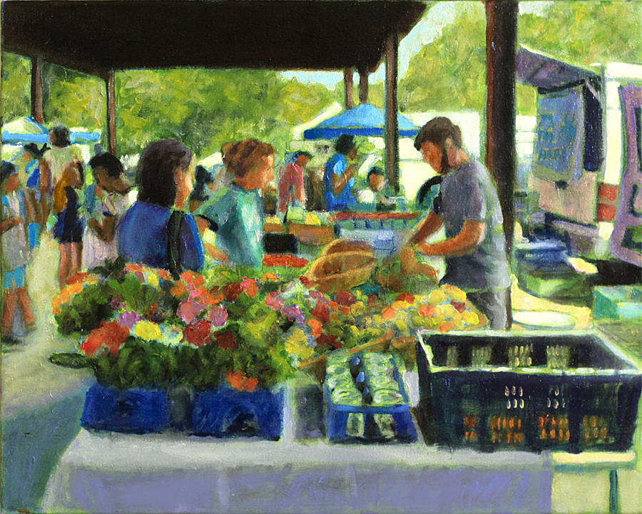 Picking Up The Order Painting by David Zimmerman