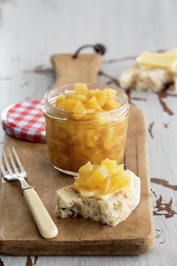 Pickled Pineapple With Cinnamon And Ginger Photograph by Great Stock!