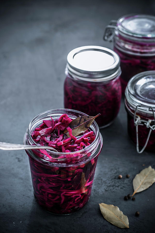 Pickled Red Cabbage Photograph by Maricruz Avalos Flores