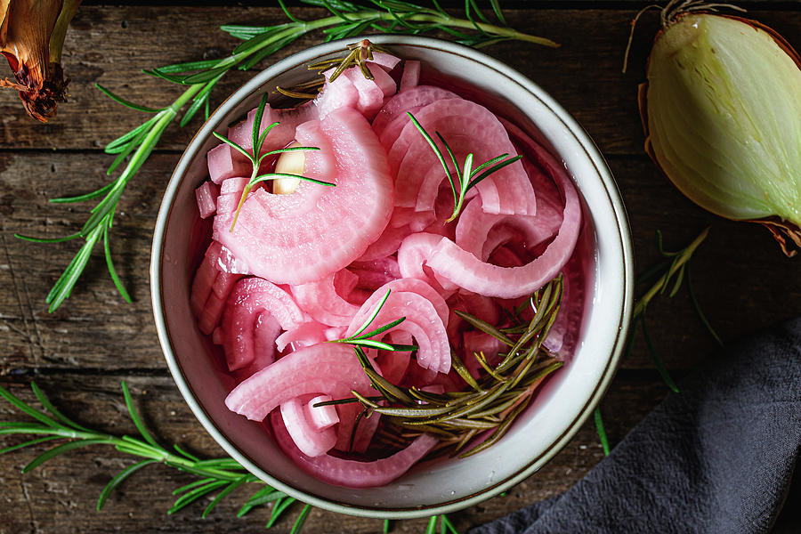 Pickled Red Onion Photograph by Mimis Kingdom