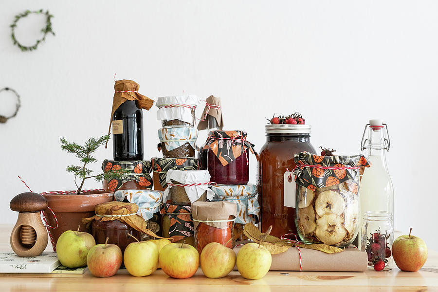 Pickles And Preserves In Glasses And Jars Photograph by Syl Loves