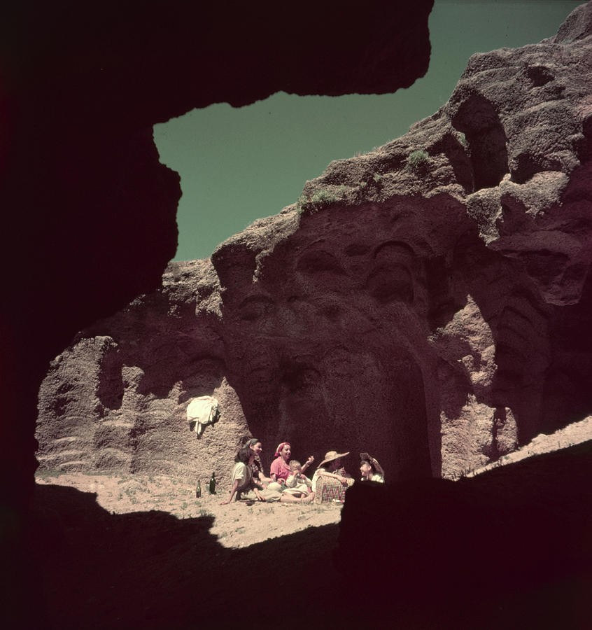 View Photograph - Picnic At The Caves Of Hercules by Jack Birns