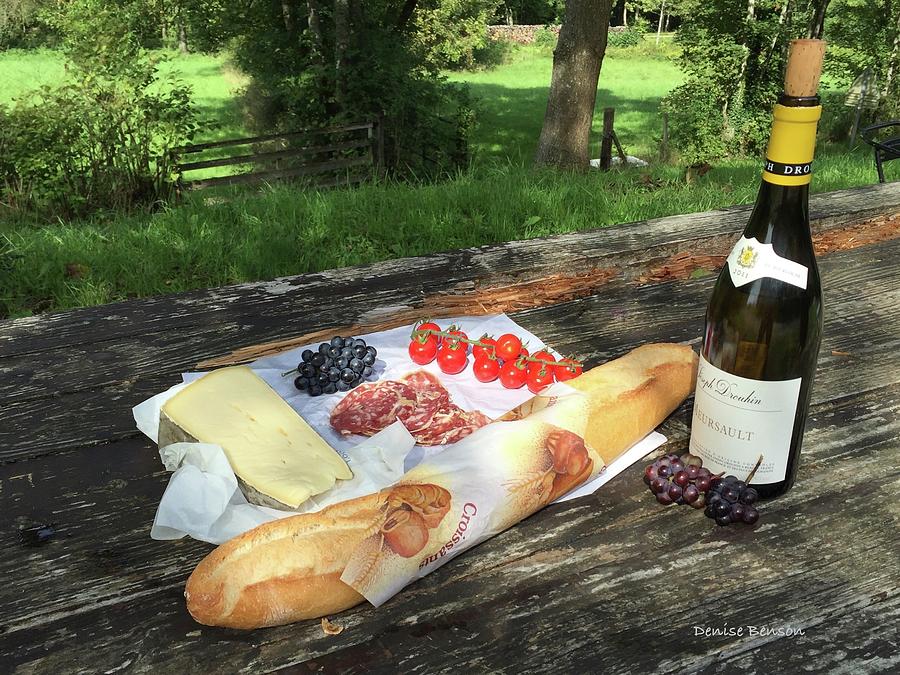 Picnic in France Photograph by Denise Benson