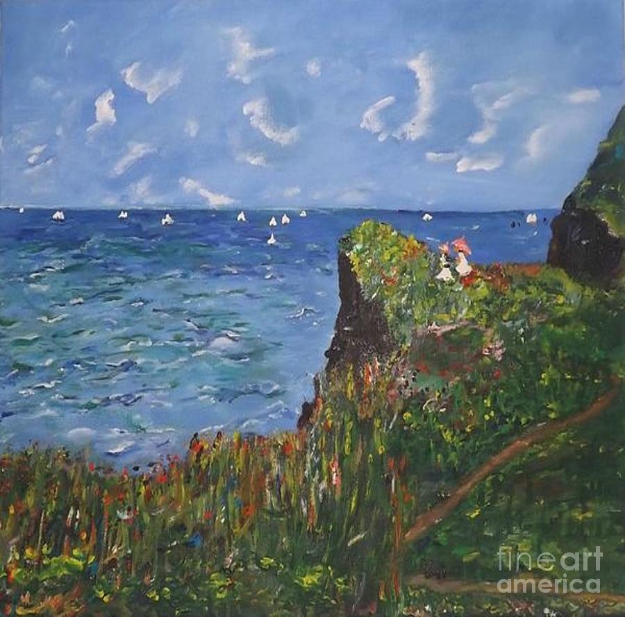 Picnic on the Edge Painting by Denise Morgan