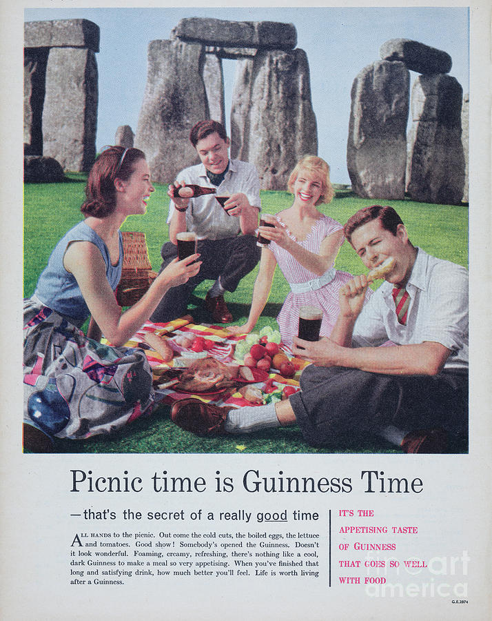 Picnic Time Is Guinness Time Photograph by Picture Post