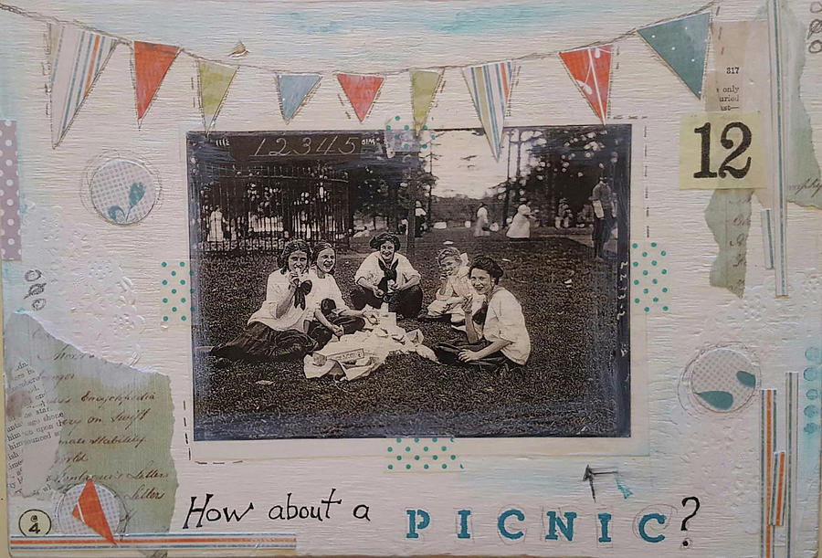 Picnic Mixed Media - Picnic by Vintage Gypsy