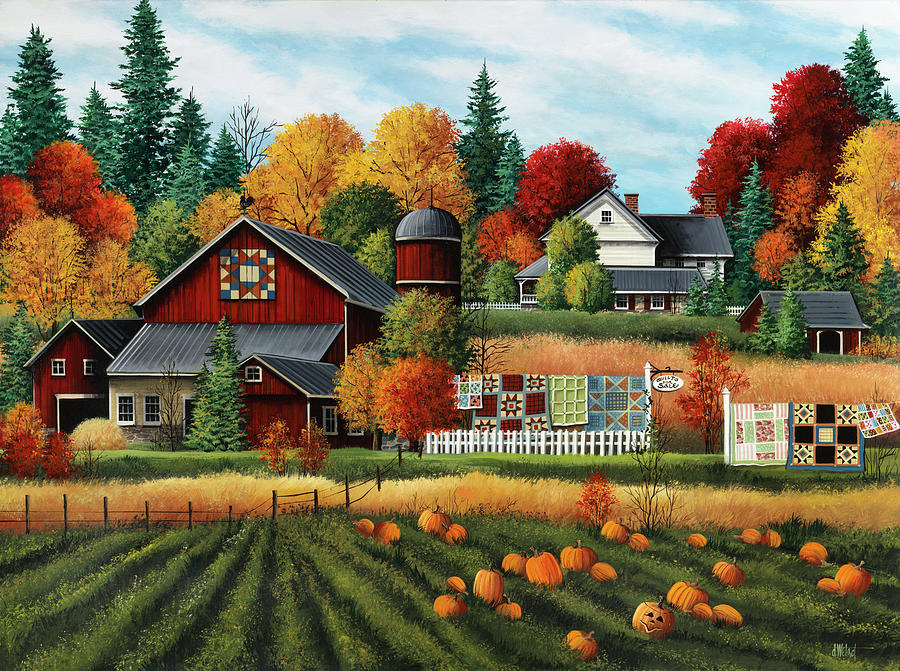 Fall Painting - Picture 056 by Debbi Wetzel