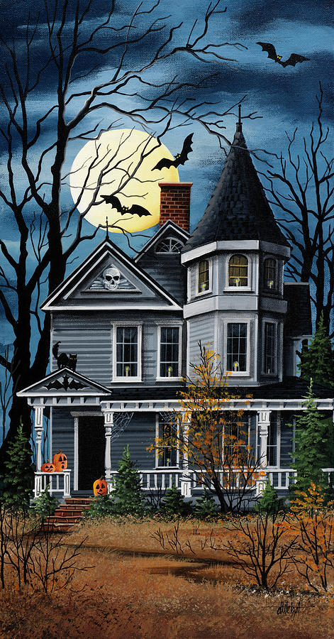Halloween Painting - Picture 067 by Debbi Wetzel