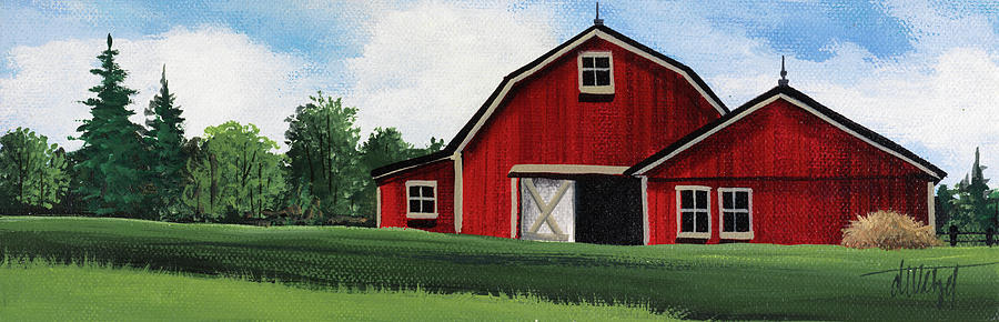 Barn Painting - Picture 080 by Debbi Wetzel