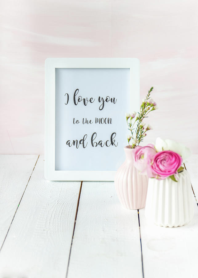 Picture Frame And Ranunculus Photograph by Emma Friedrichs